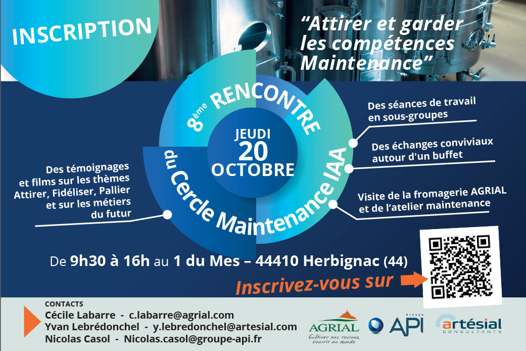 Inscription Rencontre Cercle Maintenance Octobre 2022